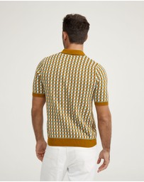 Oxford - Louis Jacquard Knitted Polo