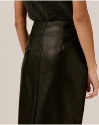 Tussah - Cameron Leather Look Skirt
