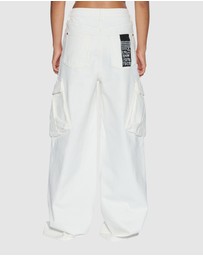Ksubi - Baggy Jean Cargo Ecru