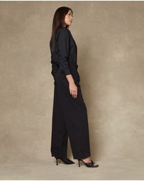 DRICOPER DENIM - Maya Black Wide Leg Pants