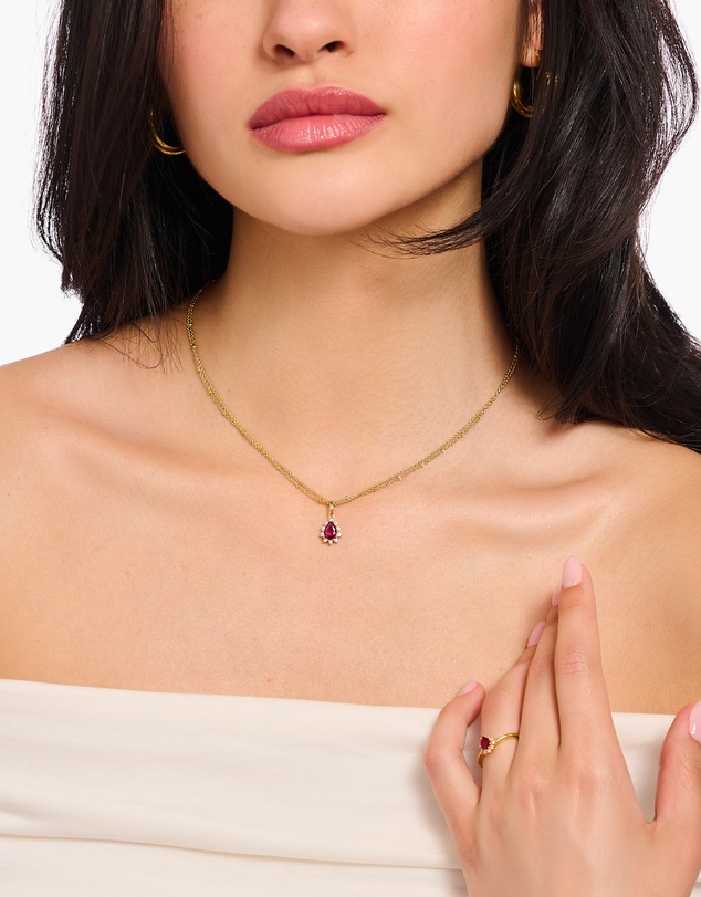THOMAS SABO - Vintage Romance double-row necklace with pendant