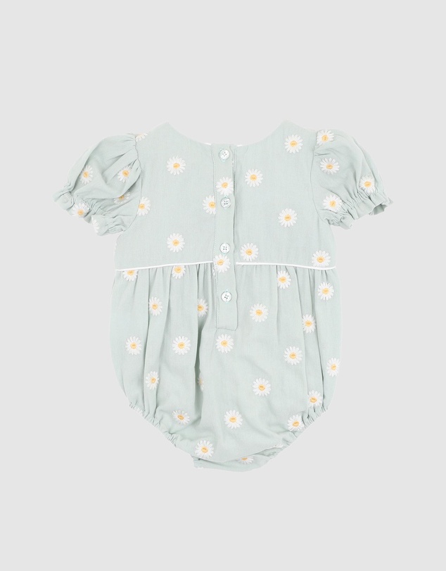 Bebe by Minihaha - Tess Embroidered Daisy Bodysuit - Babies