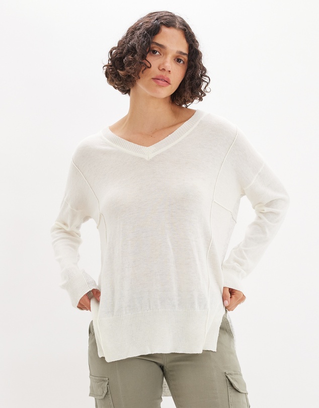 Amelius - Davina Contrast Knit Top