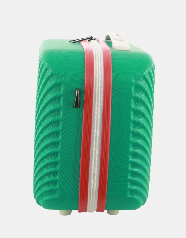 GAP - GAP Stripe Large Hard Shell with Mini Beauty Case Set + Leather Tag