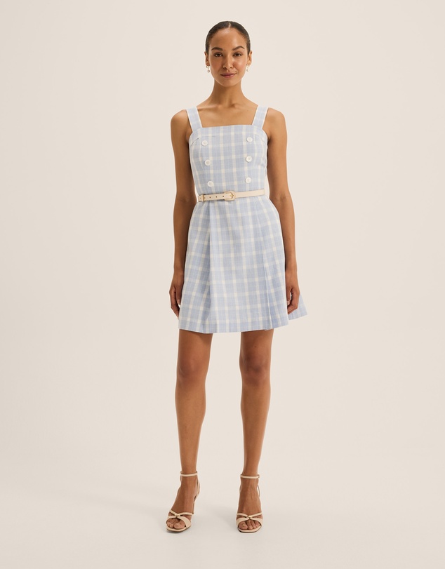 Review - Grace Check Mini Sun Dress
