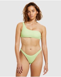 Insight - Angie Shirred Asymmetric Bikini