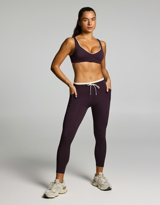 Rockwear - Tie Front Tipped Pocket Ankle Grazer Tights