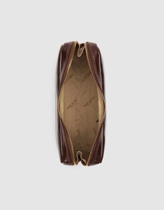 Republic of Florence - Primo Brown Toiletry Bag