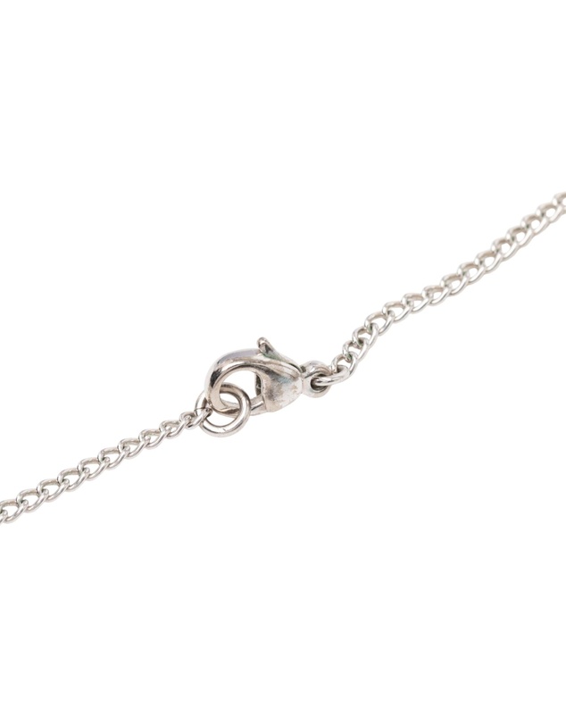 Pre-Loved by Azura Reborn - Pre-Loved Silver Plated Textured CC Pendant Necklace
