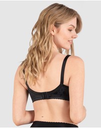 Naturana - Wide Strap Wireless Minimiser Bra