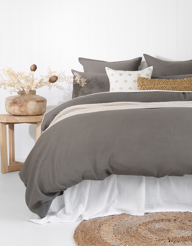 Bambury - Boyd Jacquard Textured Cotton Quilt Cover Set
