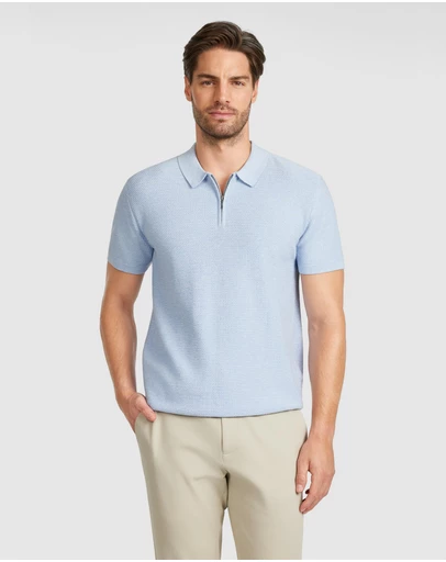 Tarocash - Omal Zip Knit Polo