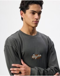 Rhythm - Hallmark Heavy Vintage Embroidered LS T-Shirt