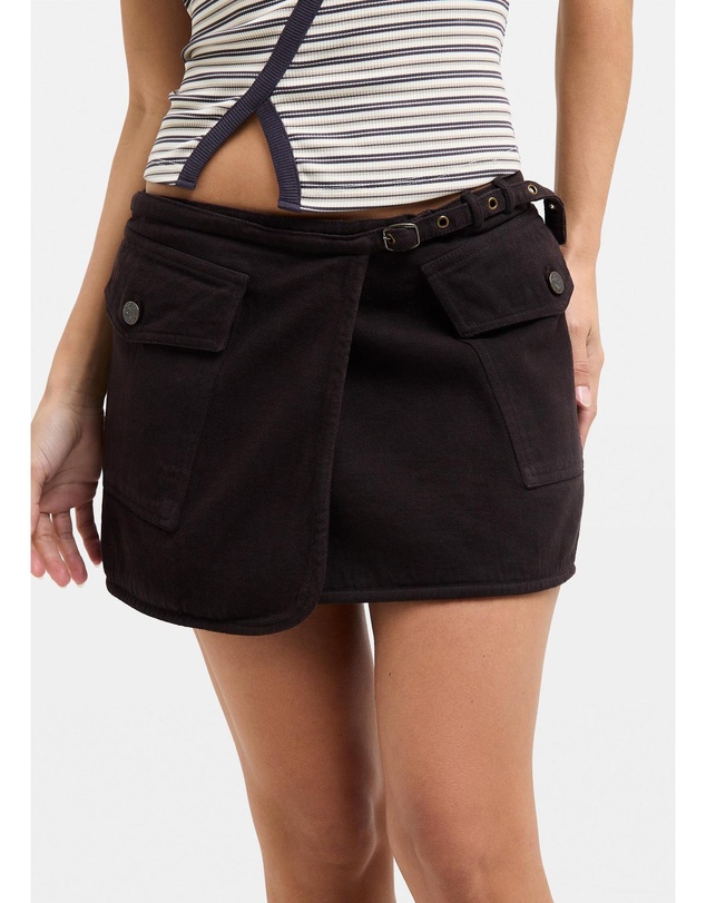 Neon Hart - Latoia Belted Micro Mini Skirt