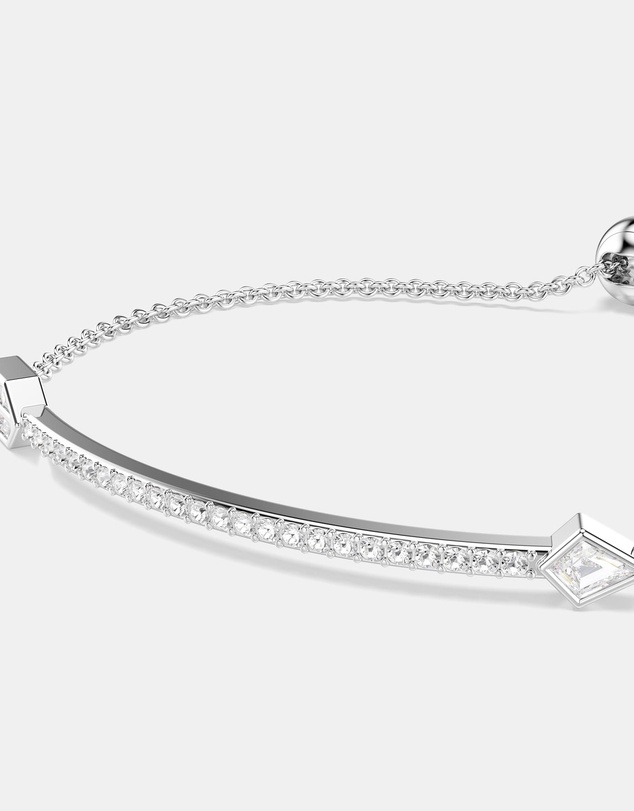 Swarovski - Idyllia Bracelet, Mixed Cuts, Arrow, White, Rhodium Plated