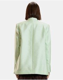 Cynthia Rowley - Silk Wool Double Breasted Blazer