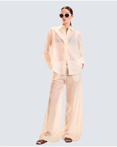 Cynthia Rowley - Salina Sheer Shirt