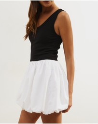 Atmos&Here - Nikki Bubble Hem Mini Dress