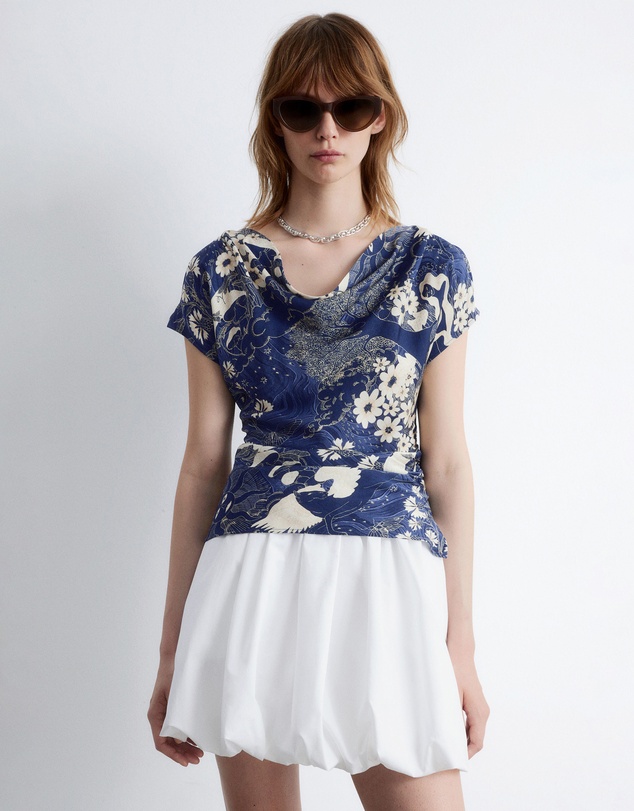 & Other Stories - Draped Cowl-Neck Top