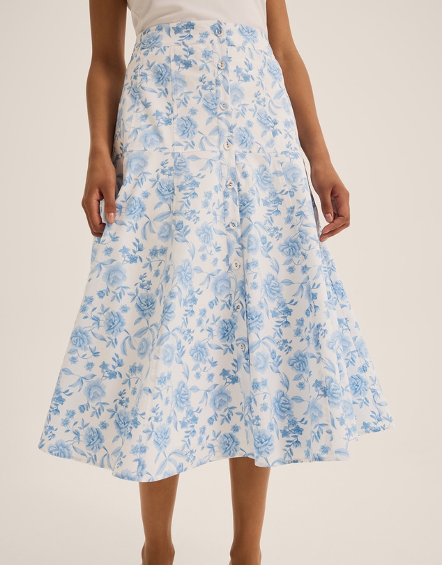 Review - Charlotte Floral Midi Skirt