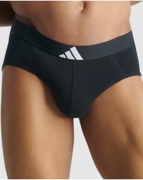 adidas Sportswear - 3 Pack Active Flex Cotton Body Brief Underwear