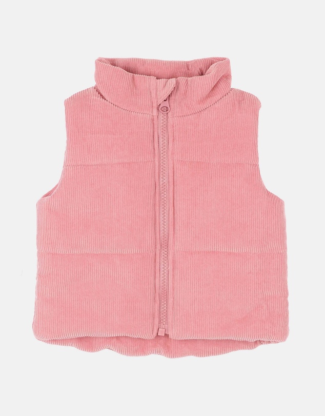 Fox & Finch - Wild Garden Quilted Zip Up Vest - Babies