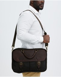Barbour - Wax Leather Briefcase