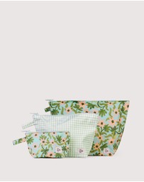 The Somewhere Co - Seaflower Handy Pouch Trio
