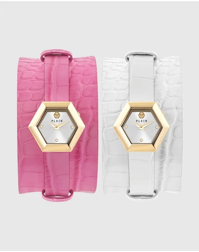 Philipp Plein - LA JUNGLE DE PLEIN 28mm Gold-Tone Analogue