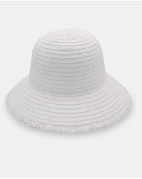 Morgan & Taylor - Elia Bucket Hat in While