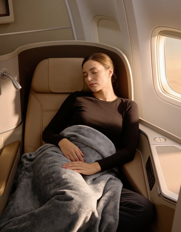 Milleni - Milleni Travel Blanket in Grey