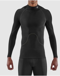 SKINS - SKINS Compression Men's Series-3 Clothing Long Sleeve Top Thermal Black