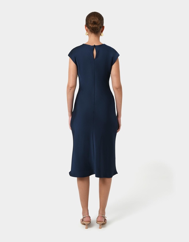 Forcast - Dulce Satin Midi Dress