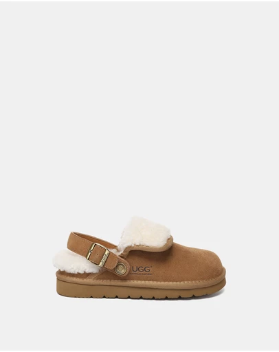 EVERAU - Australian Shepherd Ugg Tenley Cow Suede Upper House Shoes