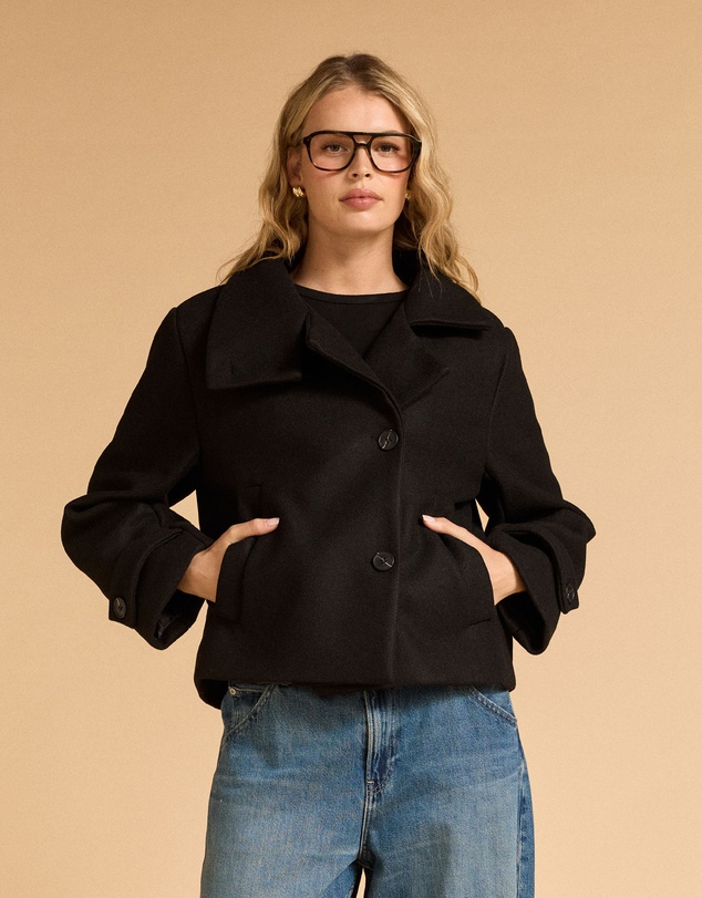 MVN - Short Funnel Neck Jacket