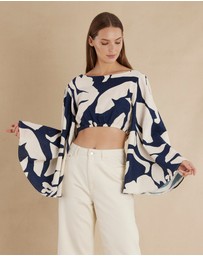 Amelius - Zaffira Linen Crop Top