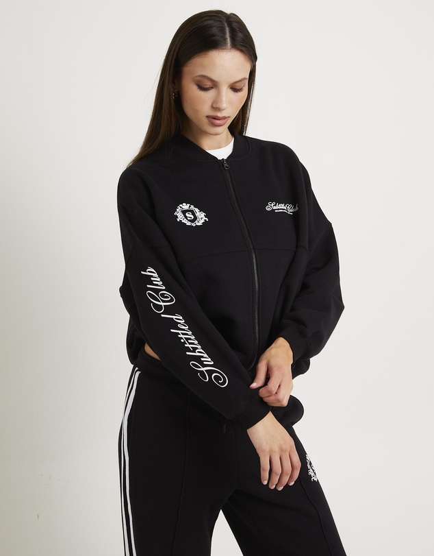Subtitled - Subtitled Wellness Club Bomber Jacket