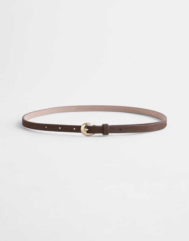 & Other Stories - Crescent-Buckle Slim Leather Belt