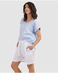 CAMIXA - Panthea Linen Shorts