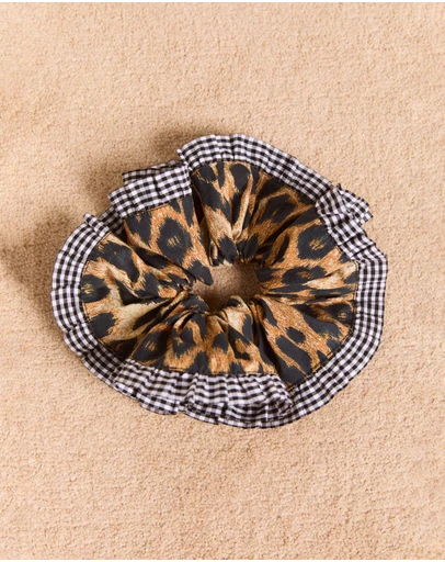 Damson Madder - Frill Edge Scrunchie