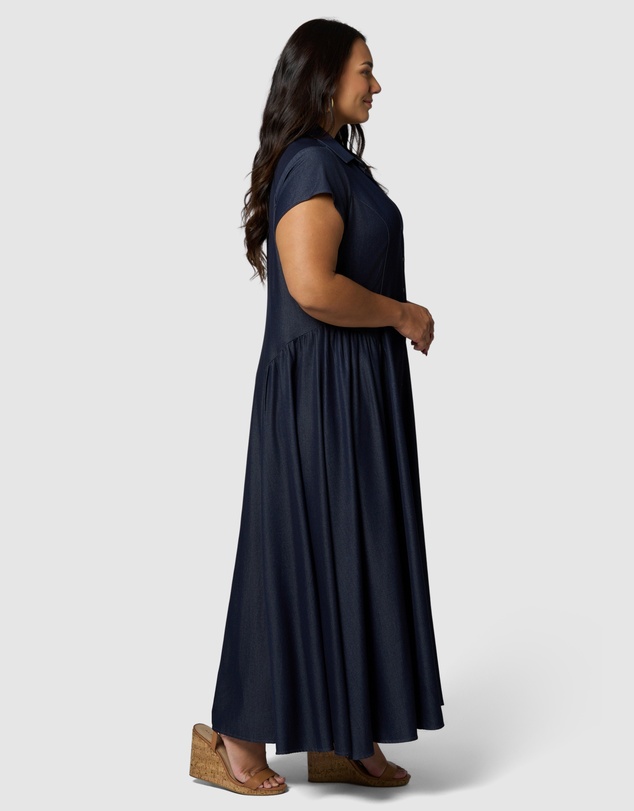 Something 4 Olivia - Paige Maxi Shirt Dress