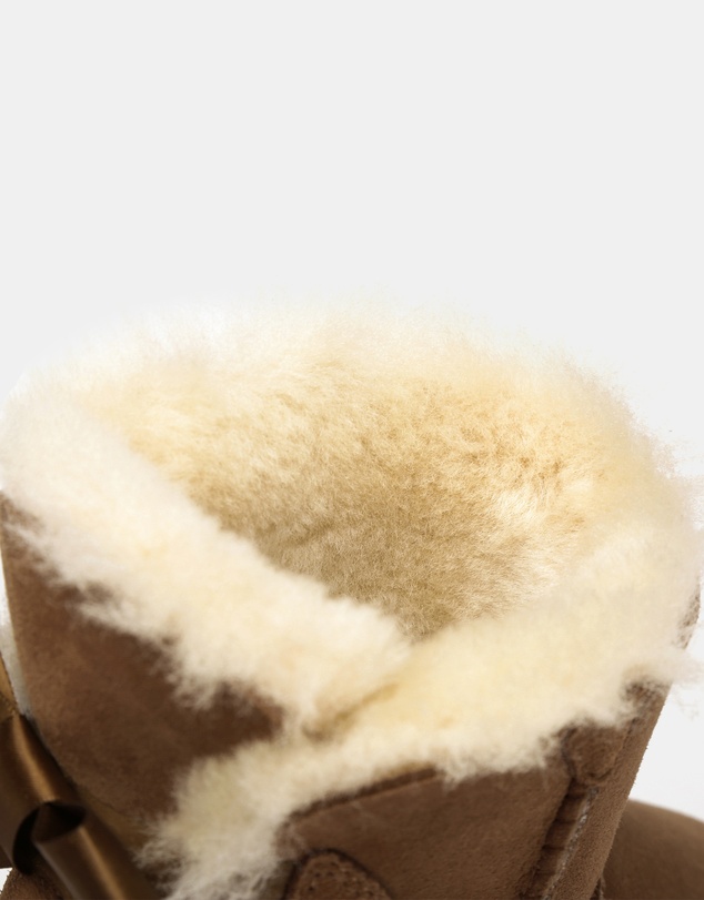 EVERAU - EverAU Ugg Mini Back Bow Sheepskin Upper UGG Boots