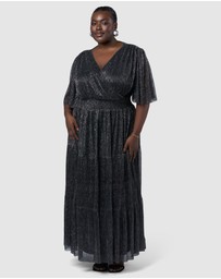 Pink Dusk by Curve Project - Steamy Encounters Maxi Dress