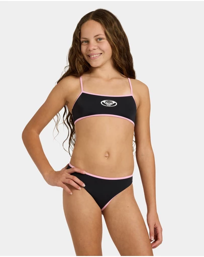 Roxy - Girls 8 to 16 Swell Time Bralette Two Piece