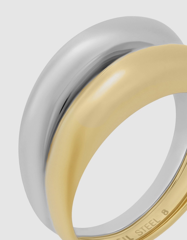 Fossil - Ellis Two-Tone Stack Ring