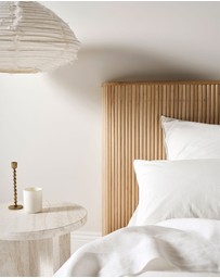 Aura Home - Evie Stonewash Organic Cotton European Pillowcase