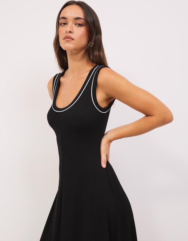 Calli - Taylor Cotton Rib Tank Dress
