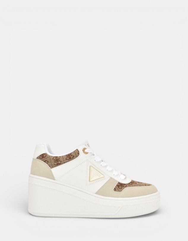 GUESS - Rozinn Lace-Up Platform Wedge Sneakers