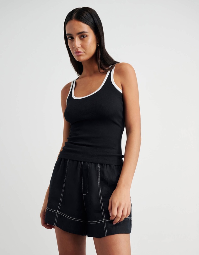 Jag - Kate Contrast Scoop Tank