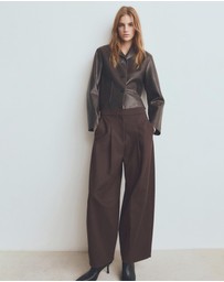M.N.G - Faux-Leather Jacket With Pockets